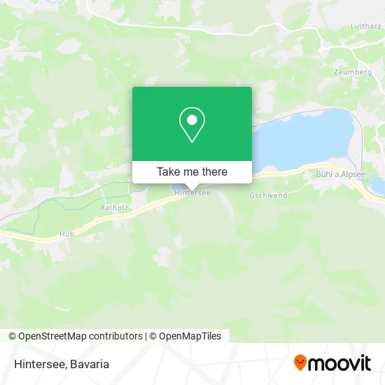Карта Hintersee