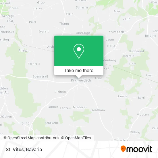 Карта St. Vitus