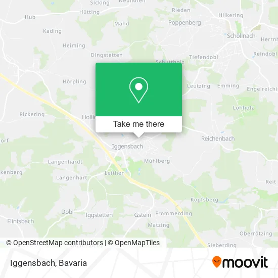 Карта Iggensbach