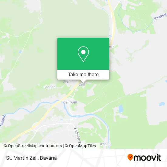 Карта St. Martin Zell