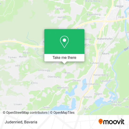 Карта Judenried