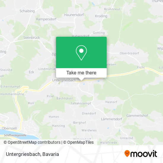 Карта Untergriesbach