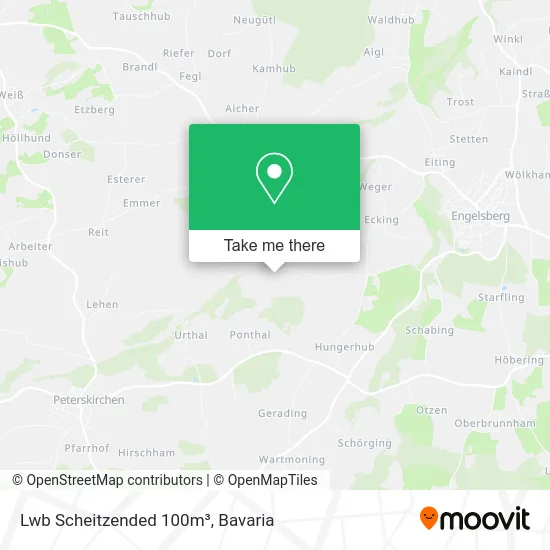 Карта Lwb Scheitzended 100m³