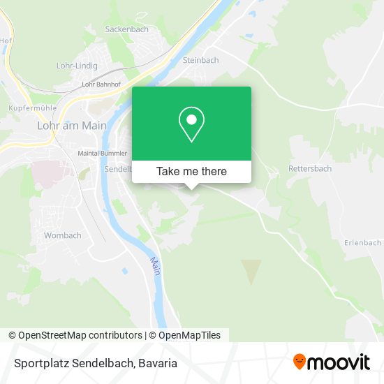 Sportplatz Sendelbach map