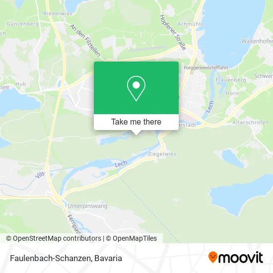 Карта Faulenbach-Schanzen