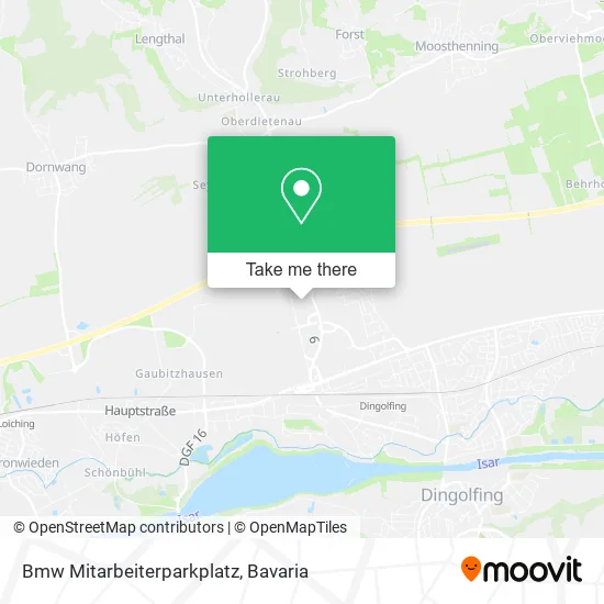 Карта Bmw Mitarbeiterparkplatz