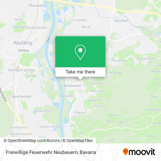 Freiwillige Feuerwehr Neubeuern map