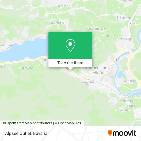 Карта Alpsee Outlet