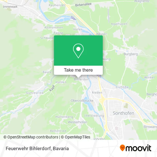 Карта Feuerwehr Bihlerdorf