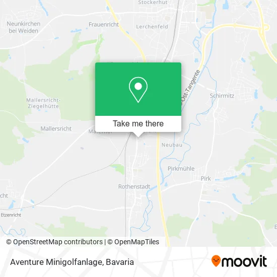 Карта Aventure Minigolfanlage