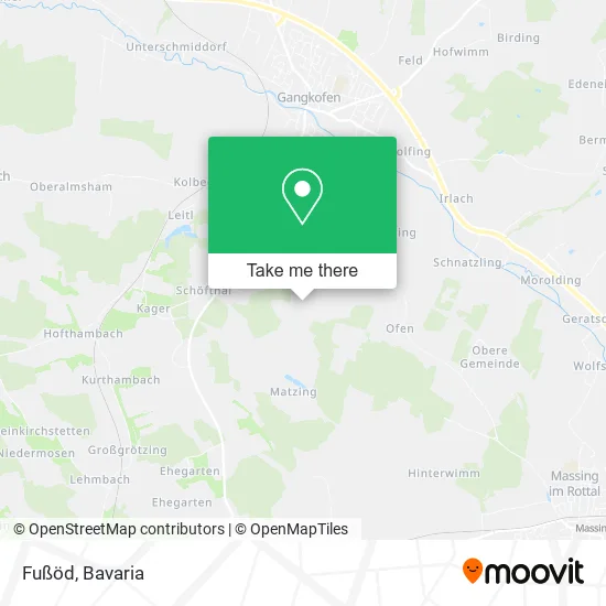 Карта Fußöd