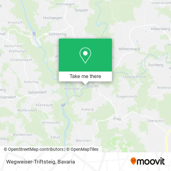 Карта Wegweiser-Triftsteig