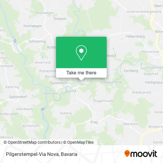 Карта Pilgerstempel-Via Nova