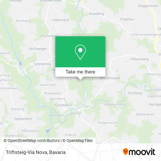 Карта Triftsteig-Via Nova