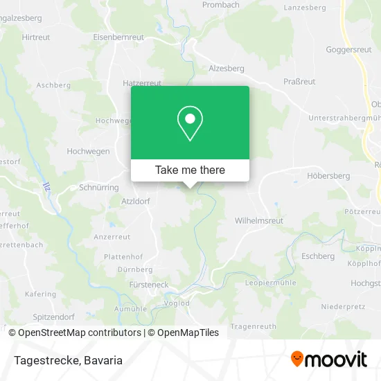 Карта Tagestrecke