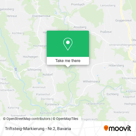 Карта Triftsteig-Markierung - Nr.2