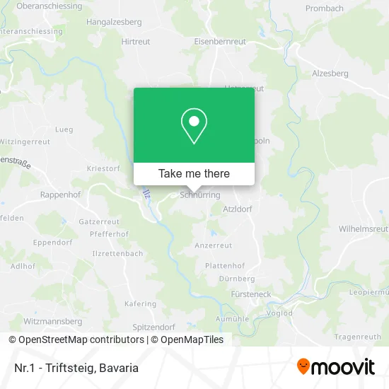 Карта Nr.1 - Triftsteig