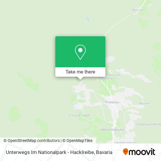 Unterwegs Im Nationalpark - Hacklreibe map