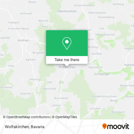 Карта Wolfakirchen