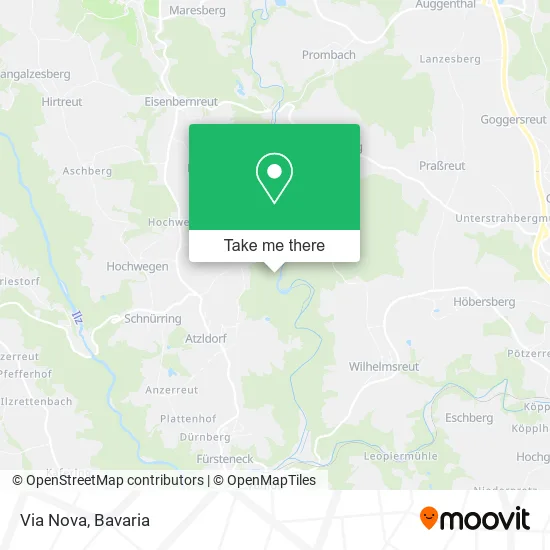 Карта Via Nova