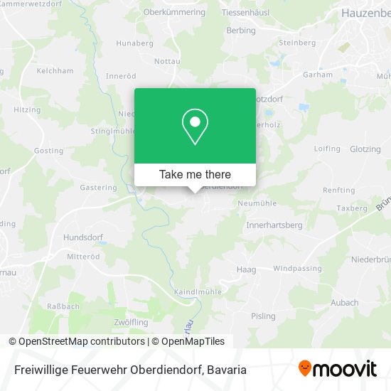 Карта Freiwillige Feuerwehr Oberdiendorf