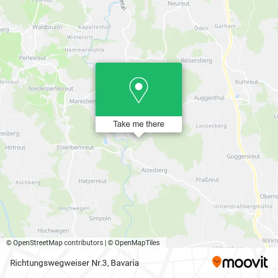 Карта Richtungswegweiser Nr.3