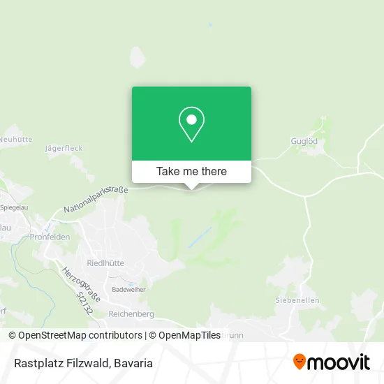 Карта Rastplatz Filzwald