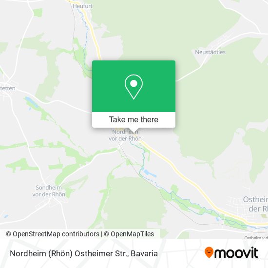 Nordheim (Rhön) Ostheimer Str. map