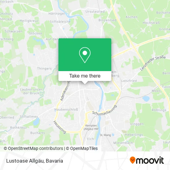 Карта Lustoase Allgäu