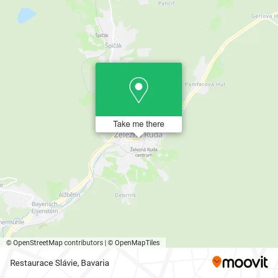 Карта Restaurace Slávie