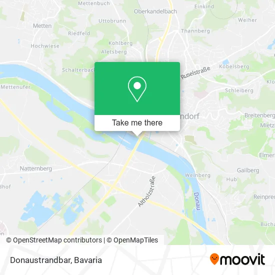 Карта Donaustrandbar