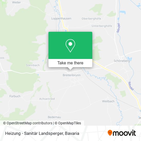 Heizung - Sanitär Landsperger map