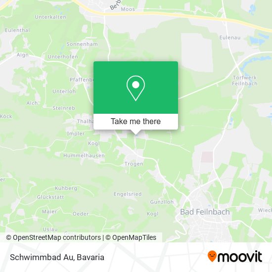 Schwimmbad Au map