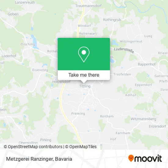 Карта Metzgerei Ranzinger