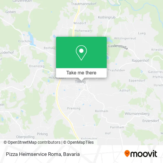 Карта Pizza Heimservice Roma