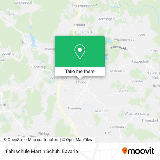 Fahrschule Martin Schuh map