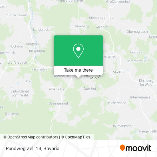 Карта Rundweg Zell 13