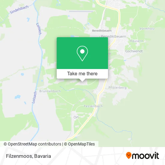 Карта Filzenmoos