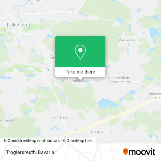 Карта Tröglersreuth