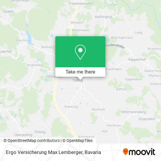 Ergo Versicherung Max Lemberger map