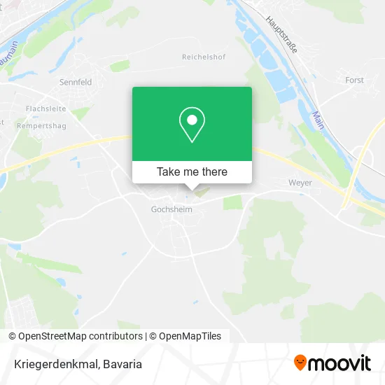 Карта Kriegerdenkmal