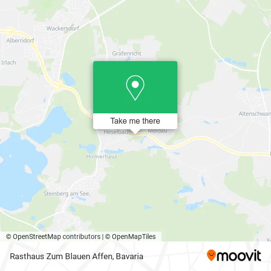 Карта Rasthaus Zum Blauen Affen