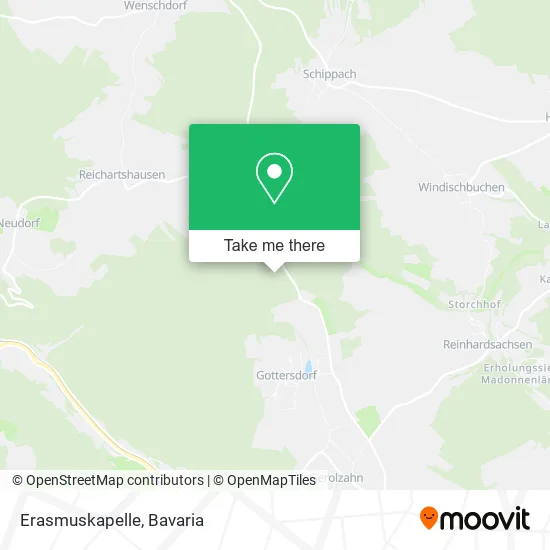 Карта Erasmuskapelle