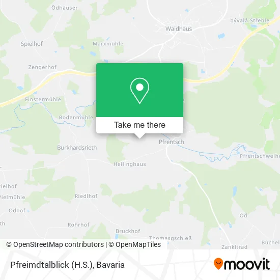 Карта Pfreimdtalblick (H.S.)