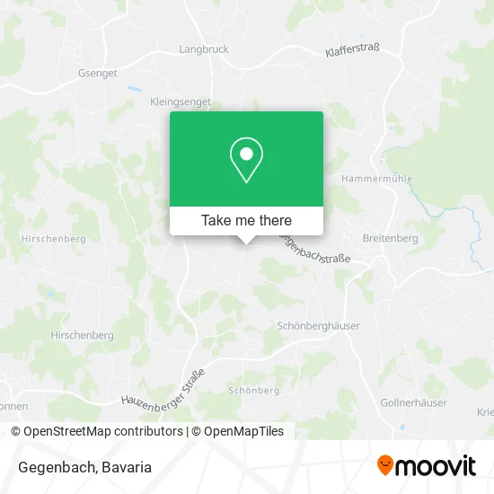 Карта Gegenbach