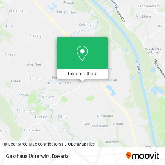 Карта Gasthaus Unterwirt