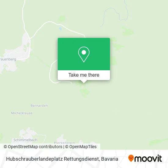 Карта Hubschrauberlandeplatz Rettungsdienst