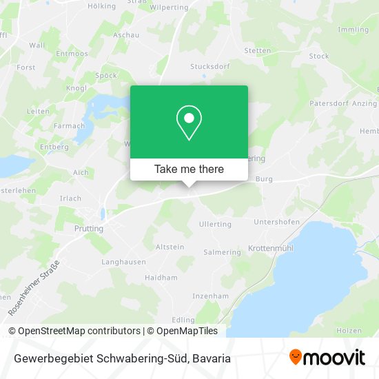 Gewerbegebiet Schwabering-Süd map