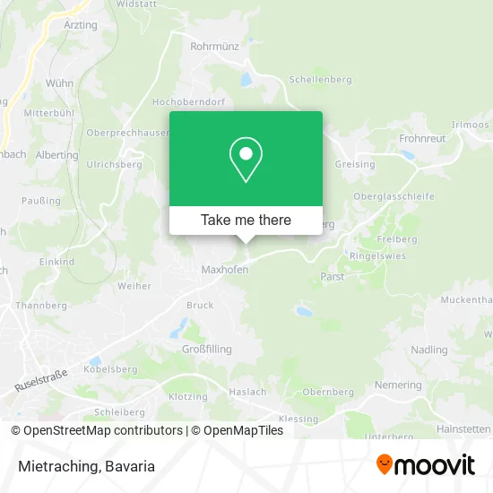 Mietraching map