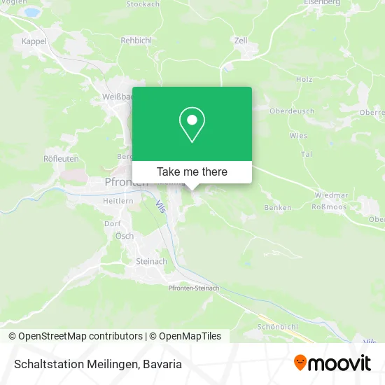 Карта Schaltstation Meilingen